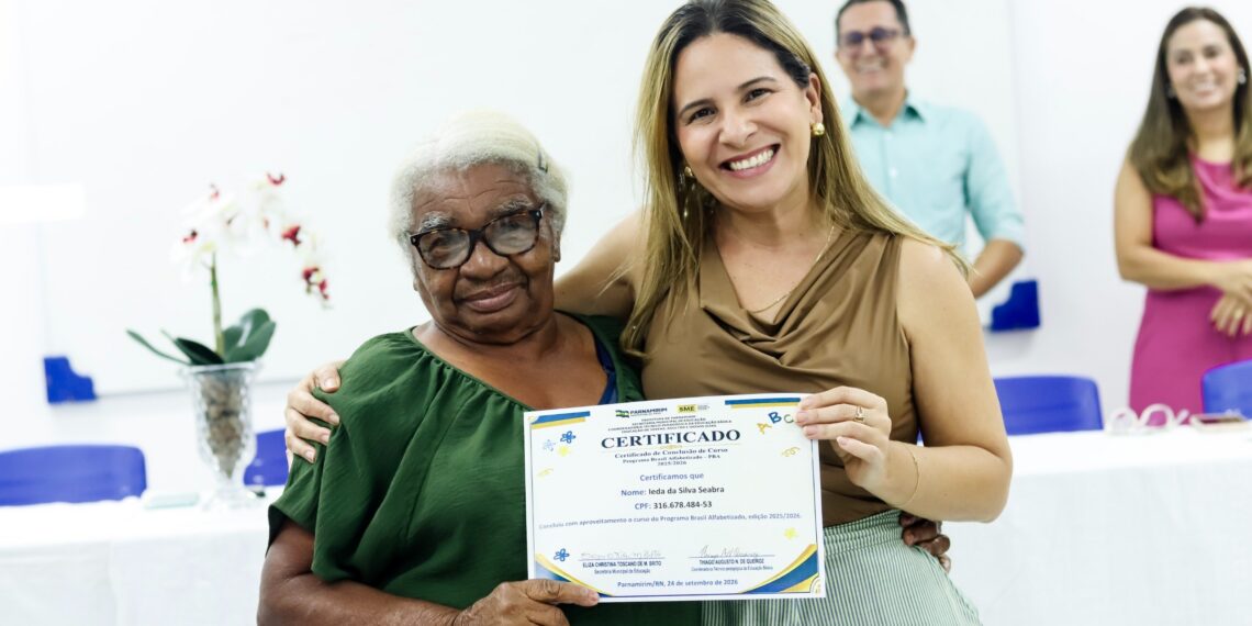 Programa Brasil Alfabetizado forma primeira turma de alunos em Parnamirim