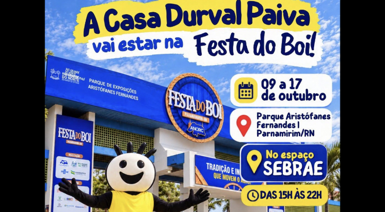 Casa Durval Paiva leva solidariedade e artesanato à Festa do Boi