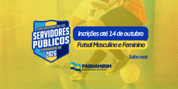 Parnamirim: Inscrições para o Campeonato Municipal dos Servidores Públicos terminam nesta quarta-feira (14)