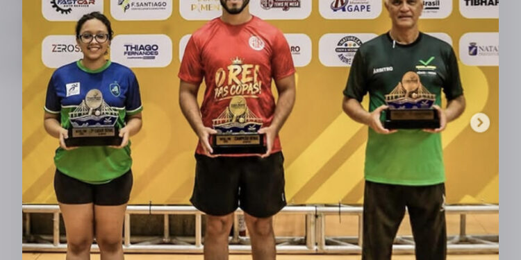 América conquista Etapa Natal da Copa do Brasil de tênis de mesa