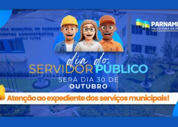 Prefeitura de Parnamirim transfere feriado do Servidor Público para sexta-feira (30)
