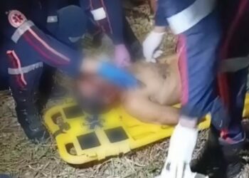 [Vídeo] Homem fica ferido após acidente envolvendo trem em Natal